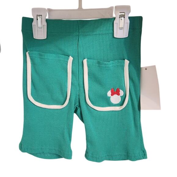 NWT Minnie Mouse Girls Sweatshirt Shorts Set Disney Disneyworld 4T - Picture 3 of 8